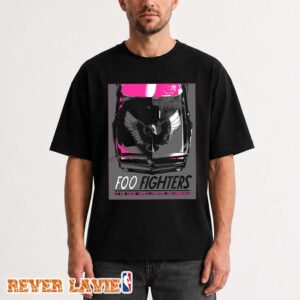 Foo Fighters Concert Poster At Anfield In Liverpool England On June 27 2026 Eagle Muscle Car Artwork Unisex Tee
