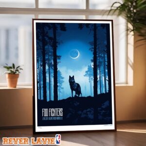 Foo Fighters Event Poster Show For Munich DE At Allianz Arena On June 17 2026 Home Decor Poster Canvas