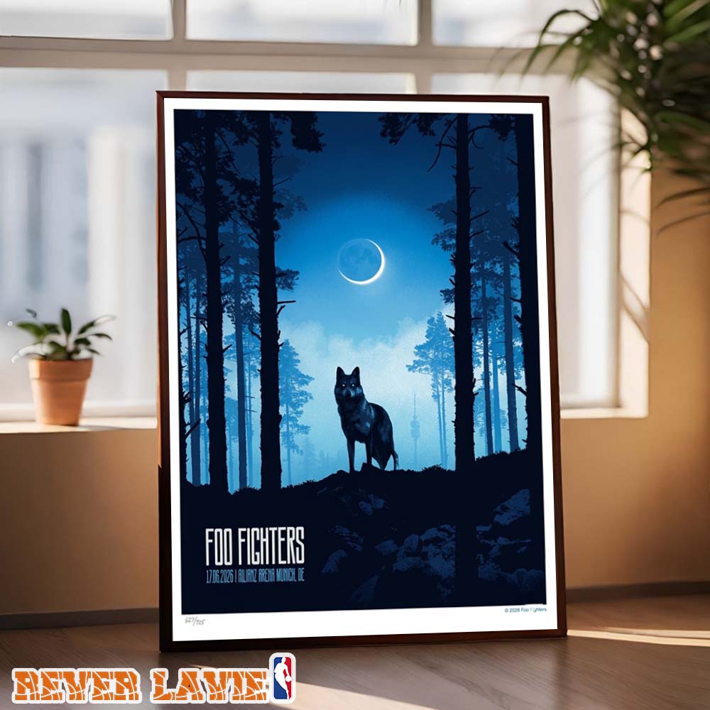 Foo Fighters Event Poster Show For Munich DE At Allianz Arena On June 17 2026 Home Decor Poster Canvas Foo Fighters Event Poster Show For Munich DE At Allianz Arena On June 17 2026 Home Decor Poster Canvas