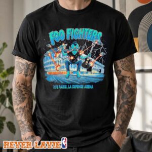 Foo Fighters France 2026 Event Exclusive Merch Tee At La Defense Arena In Paris France On June 19 2026 Unisex Tee