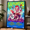 Foo Fighters Concert Poster At PGE Narodowy In Warsaw Masovian Voivodeship On June 15 2026 Wall Art Home Decor Poster
