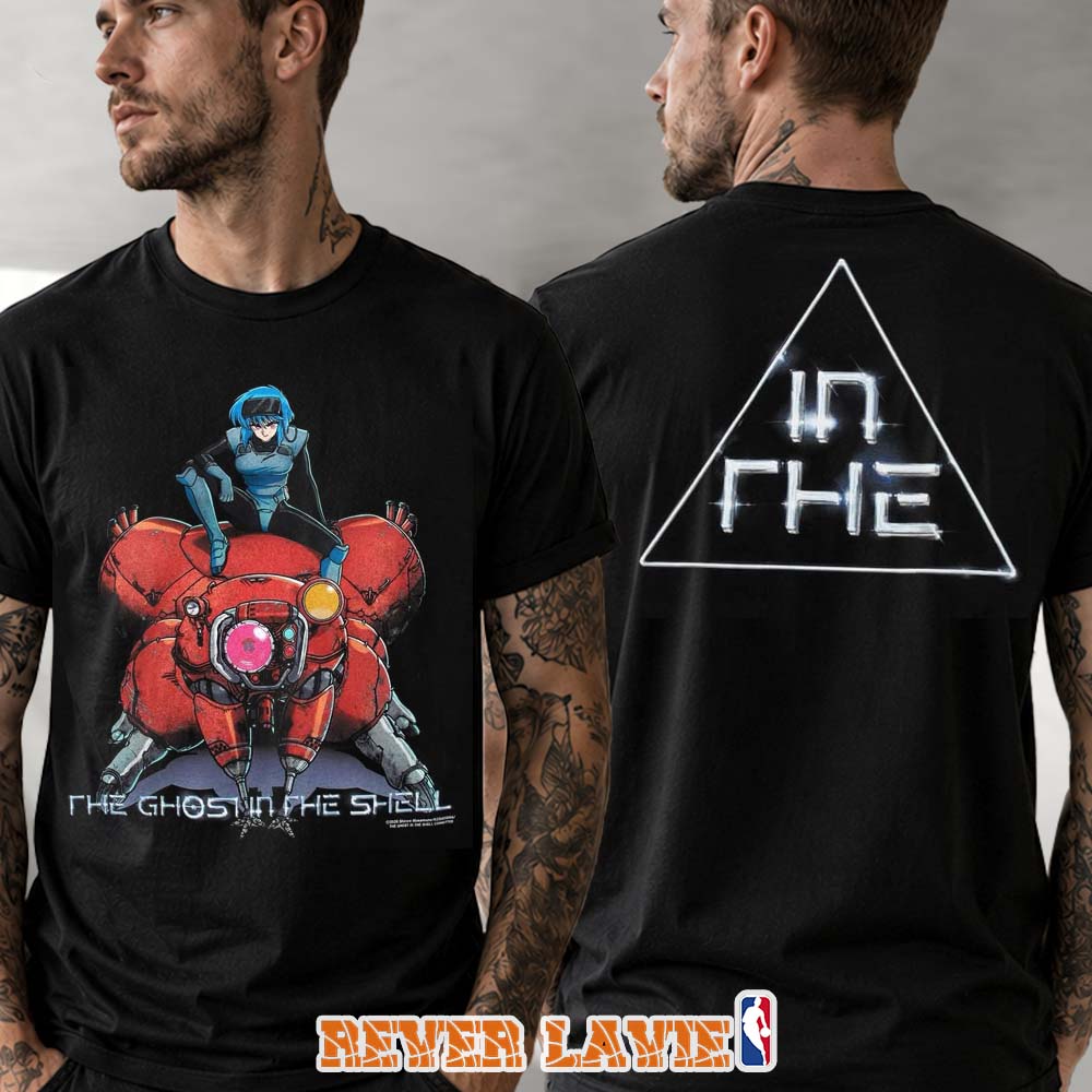 Ghost In The Shell The Ghost In The Shell x Geeks Rule Vol.02 Black Double Sided Silkscreen Print T-Shirt Ghost In The Shell The Ghost In The Shell x Geeks Rule Vol.02 Black Double Sided Silkscreen Print T-Shirt
