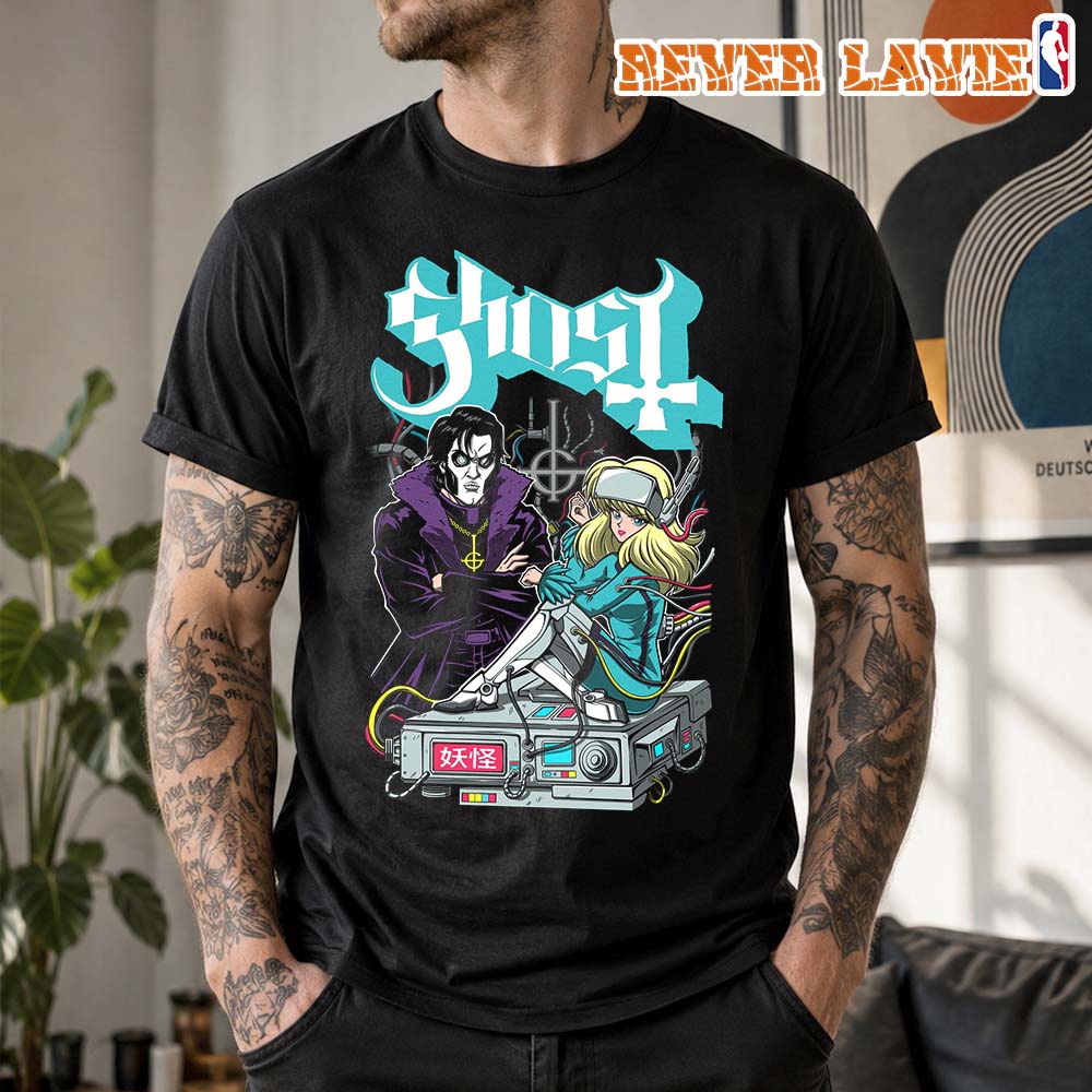 Ghost JPTRONWALKER Imperator In The Shell Ghost In The Shell Manga Rockabilia Exclusive T-Shirt Ghost JPTRONWALKER Imperator In The Shell Ghost In The Shell Manga Rockabilia Exclusive T-Shirt
