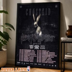 Ghostkid Follow The White Rabbit Tour Across Europe October 2026 Poster Canvas