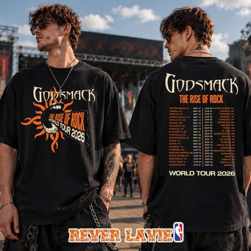 Godsmack 2026 North American Tour The Rise Of Rock Admat ITIN Tee