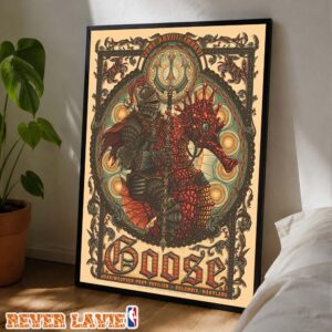 Goose Concert Poster At Merriweather Post Pavilion In Columbia Maryland On June 28 2026 Wall Art Decor