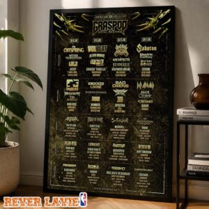 Graspop Metal Meeting 2026 Official Lineup Festival Home Decor Poster Canvas