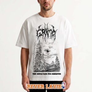 Grima Summer 2026 Moon and Its Shadows Bandcamp Exclusive White T-Shirt