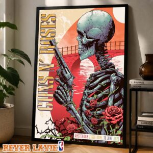 Guns N Roses Concert Poster At Ziggo Dome In Amsterdam Netherlands On June 18 2026 Home Decor Poster Canvas