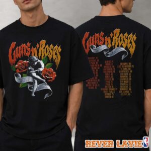 Guns N Roses Exclusive Merch World Tour Dates 2026 T-Shirt