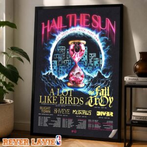 Hail The Sun Tour Poster Cut Tour Fade Back Part Two Across North America Fall 2026 Home Decor Poster Canvas