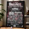 Hellfest Festival Poster At Performing Arts Center In Carteret New Jersey On July 3 2026 Home Decor Poster Canvas