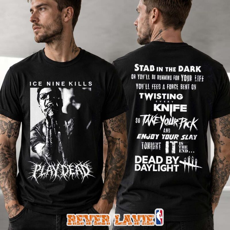 Ice Nine Kills x Dead By Daylight Devils in the Details Lyric Heavyweight T shirt