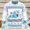 Fighting Type Inner Peace Pokemon Ugly Christmas Sweater