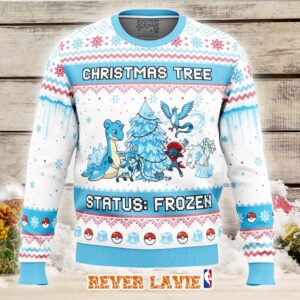 Ice Type Frozen Pokemon Ugly Christmas Sweater