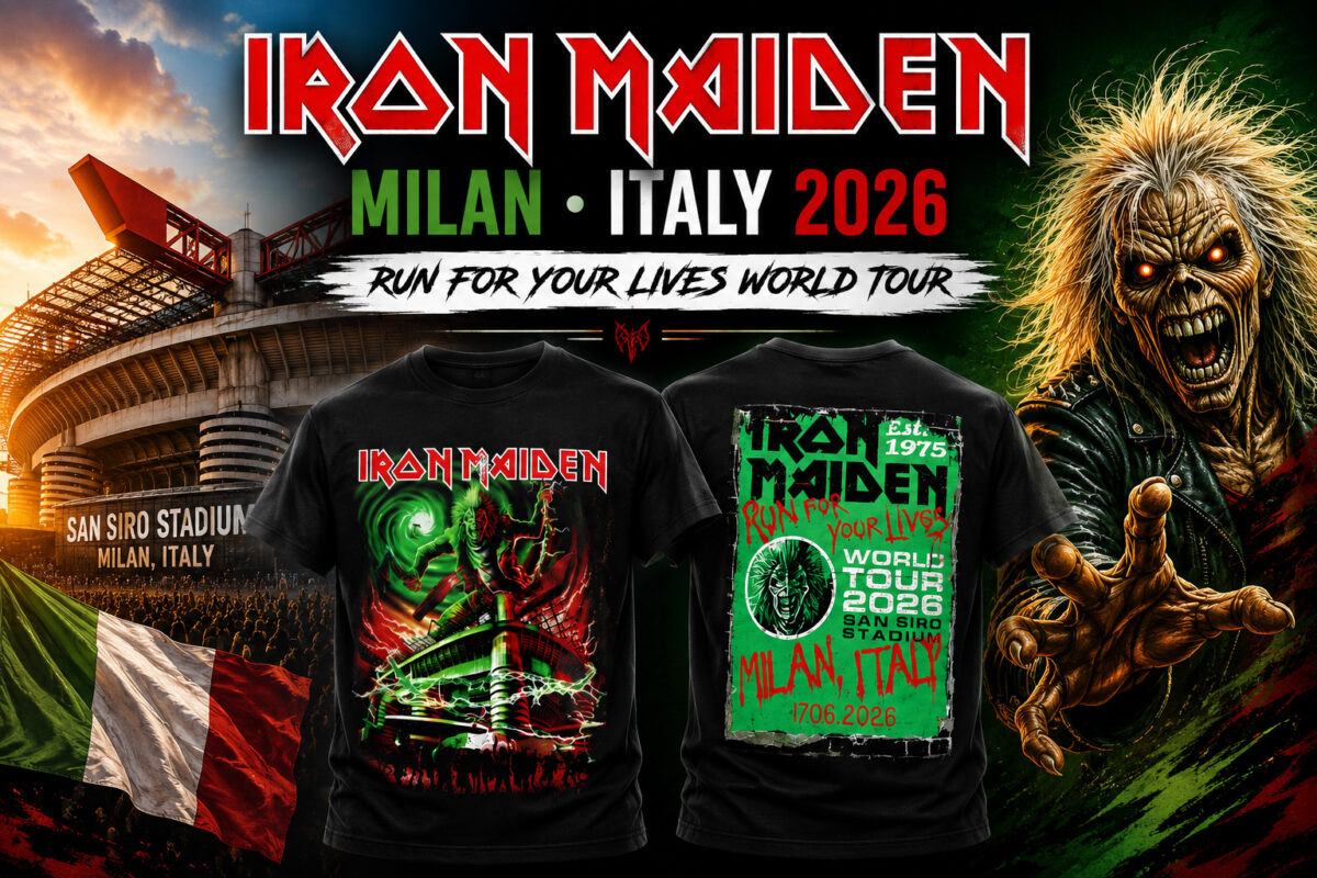Iron Maiden Italy 2026 Event Merch