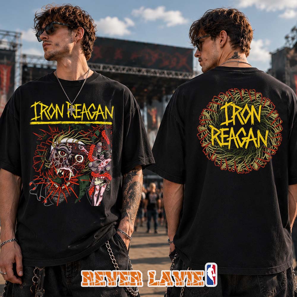 Iron Reagan Demonetization EP Cover Art T-Shirt 2026 Iron Reagan Demonetization EP Cover Art T-Shirt 2026