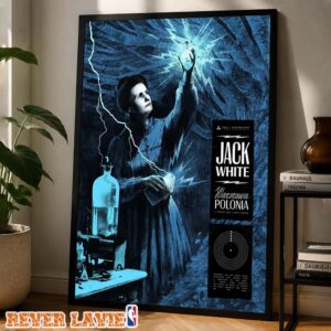Jack White Concert Poster Show Music At Klub Stodoła In Warsaw Poland On June 1 2026 No Name Tour Marie Curie Radioactive Laboratory Artwork Home Decor Poster Canvas