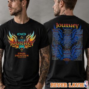 Journey 2026 The Final Frontier Tour Dates Two Sided Unisex T-Shirt