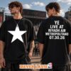 Kanye West 2026 Event Tee Live At Eagle Stadium In Tirana Albania On July 11 2026 Exclusive Tour Tee
