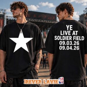 Kanye West 2026 Event Tee Live At Soldier Field In Chicago IL USA On September 3-4 2026 Two Sides Tee