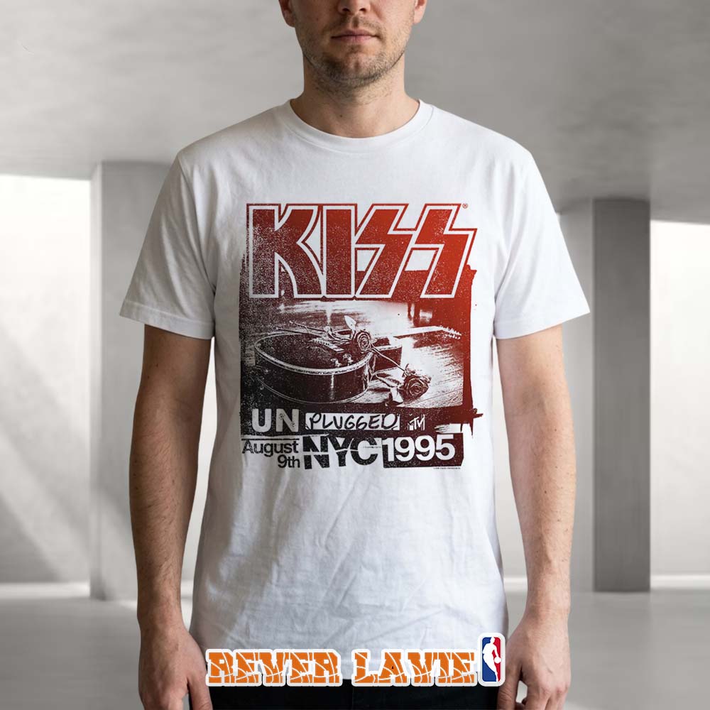 Kiss August 9th 1995 MTV Unplugged Reunion Era T-Shirt Kiss August 9th 1995 MTV Unplugged Reunion Era T-Shirt