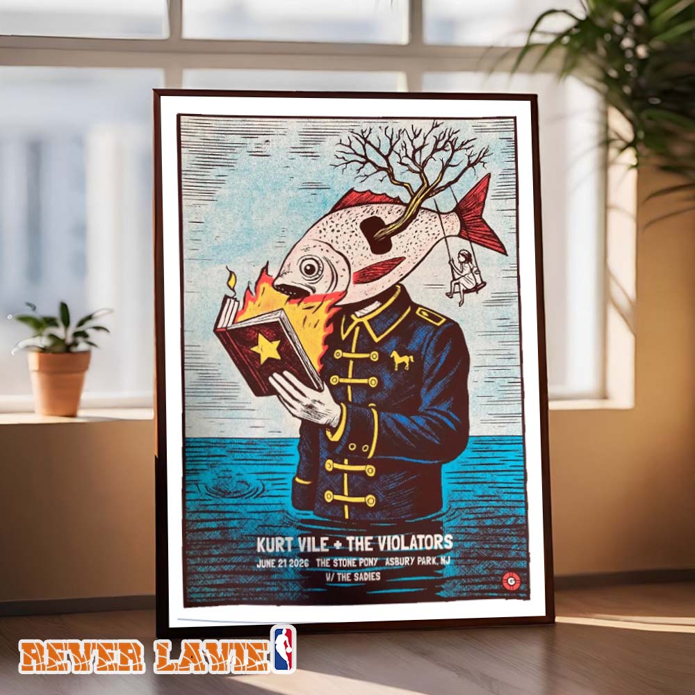 Kurt Vile and The Violators Limited Edition Concert Poster At The Stone Pony In Asbury Park New Jersey On June 21 2026 Home Decor Poster Canvas Kurt Vile and The Violators Limited Edition Concert Poster At The Stone Pony In Asbury Park New Jersey On June 21 2026 Home Decor Poster Canvas