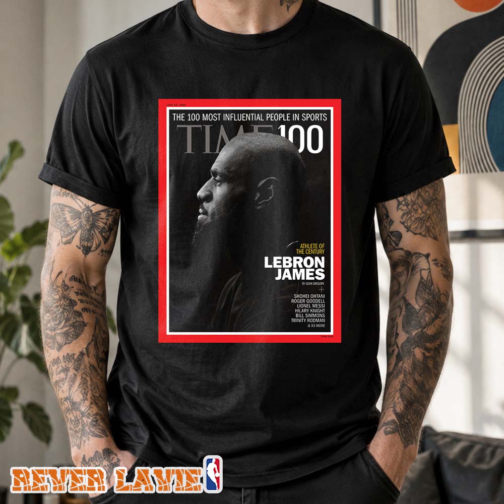 LeBron James Time 100 Most Influential People In Sports Time Magazine June 2026 Unisex T-Shirt LeBron James Time 100 Most Influential People In Sports Time Magazine June 2026 Unisex T-Shirt
