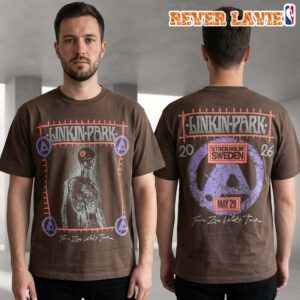 Linkin Park 2026 Stockholm Sweden Exclusive Shirt On May 29 2026 From Zero World Tour