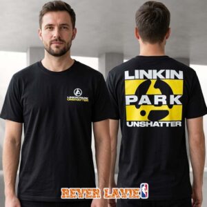 Linkin Park 2026 Unshatter Coming Soon To Theaters Worldwide Double Sided T-Shirt