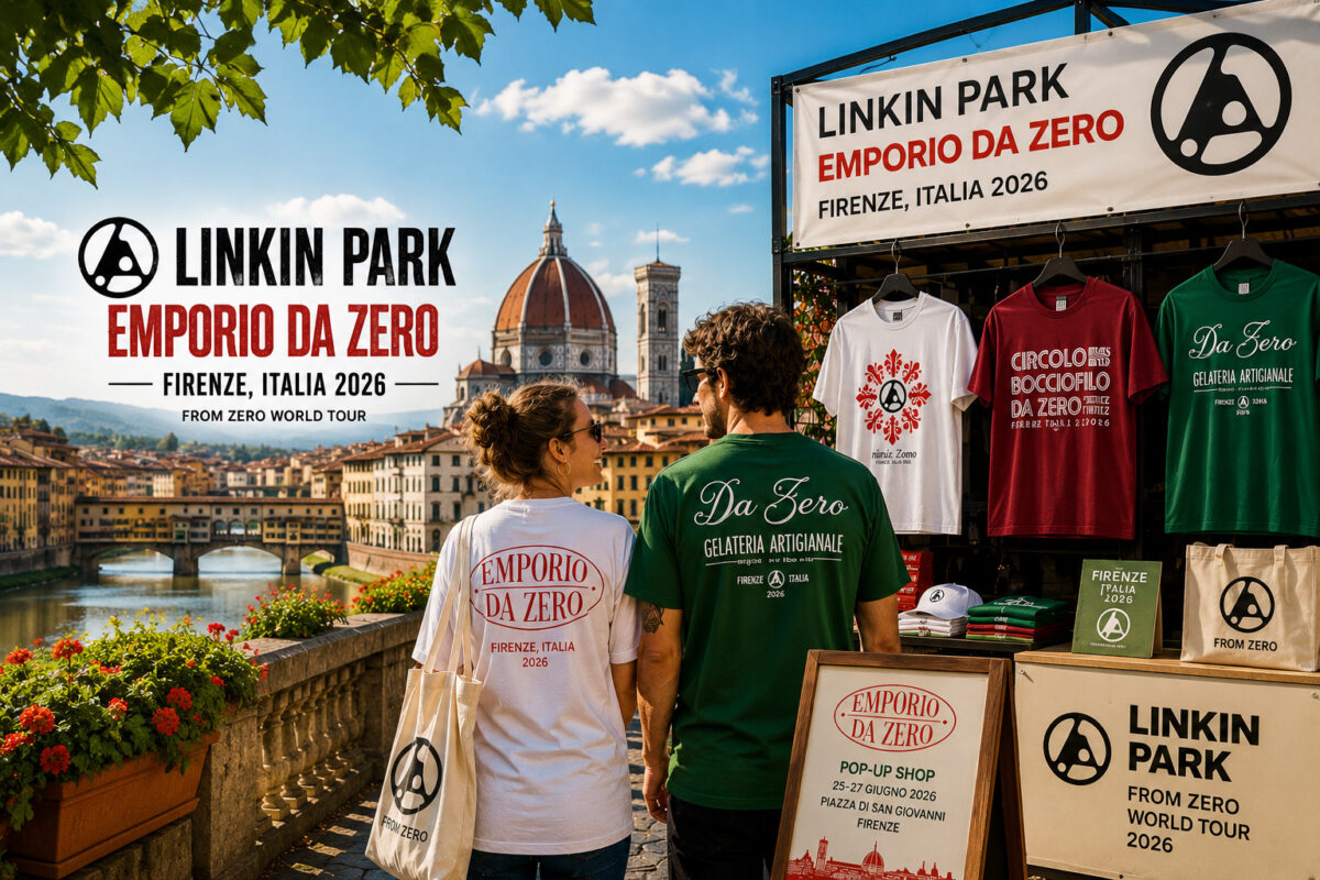 Linkin Park Emporio Da Zero 2026 Firenze Italy Shop Merch