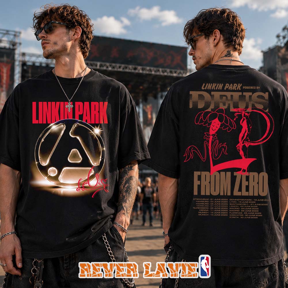Linkin Park x Deus Ex Machina 2026 Spain Exclusive Limited Merch For Spain Madrid At Calle Velarde On June 22-24 2026 Two Sided Unisex Tee Linkin Park x Deus Ex Machina 2026 Spain Exclusive Limited Merch For Spain Madrid At Calle Velarde On June 22-24 2026 Two Sided Unisex Tee