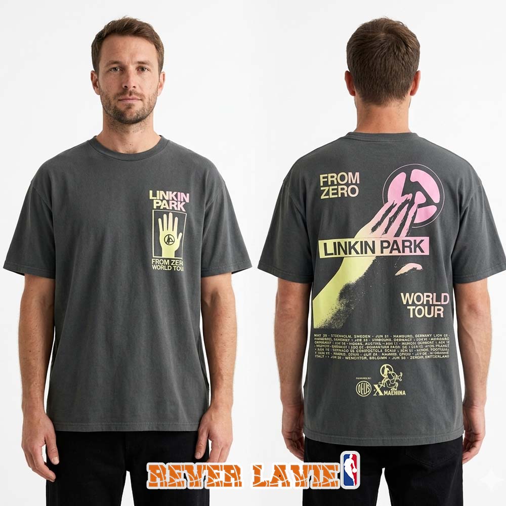 Linkin Park x Deus Ex Machina Calle Velarde Madrid Spain Exclusive From Zero World Tour on June 22-24 2026 T-Shirt Linkin Park x Deus Ex Machina Calle Velarde Madrid Spain Exclusive From Zero World Tour on June 22-24 2026 T-Shirt