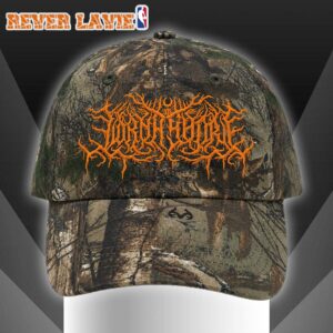 Lorna Shore Xtra Camo Drip Logo Official Merchandise Dad Hat