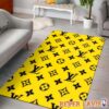 Louis Vuitton Luxury Lifestyle Collection Elegant Minimal Monogram Floor Rug