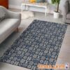 Louis Vuitton LV Initials Luxury Series Gun Soft Velvet Touch Designer Inspired Rug