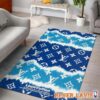 Louis Vuitton Monogram Eclipse Exclusive Edition Contemporary Luxury Home Decor Carpet Louis Vuitton Monogram Eclipse Exclusive Edition Contemporary Luxury Home Decor Carpet