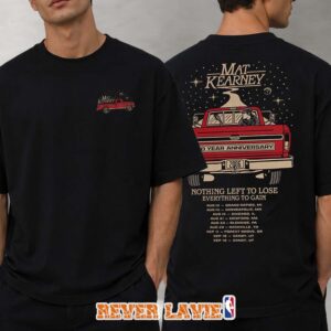 Mat Kearney Charcoal Truck Tour Official Merchandise Two Sided T-Shirt