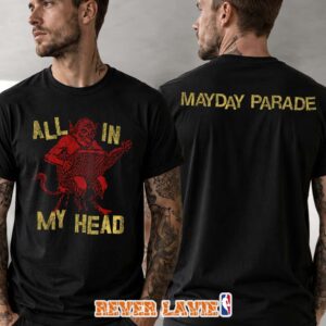 Mayday Parade 2026 All In My Head Black T-Shirt