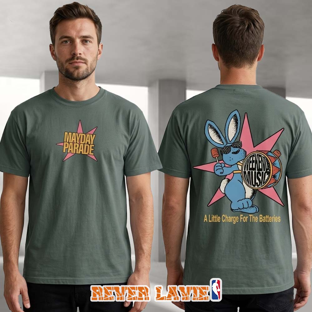 Mayday Parade 2026 Bunny Two Sided Tee Mayday Parade 2026 Bunny Two Sided Tee