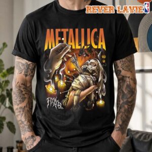 Metallica Fixxxer Reload Album Poster Art Black T-Shirt