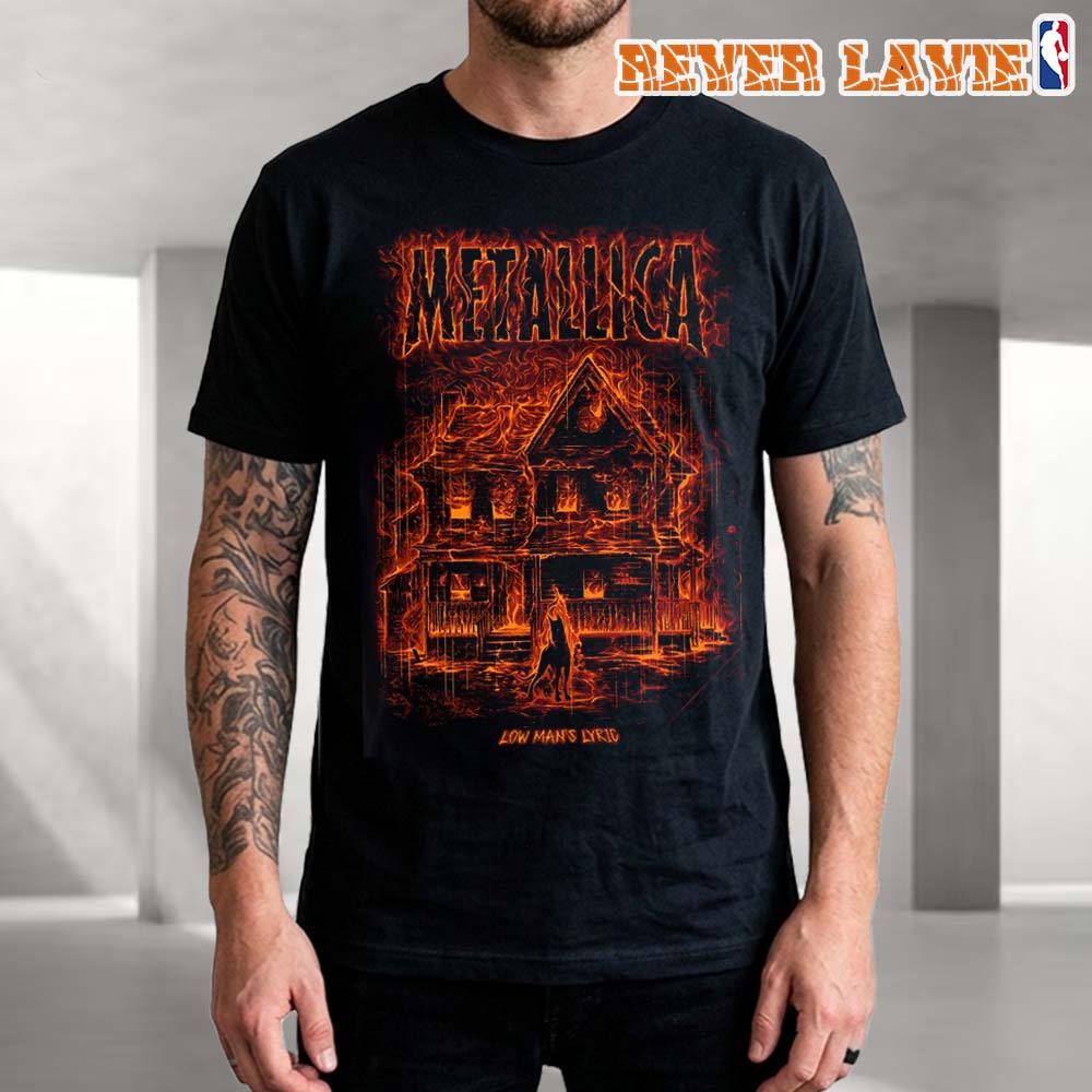 Metallica Low Man's Lyric Reload Album Black T-Shirt Metallica Low Man's Lyric Reload Album Black T-Shirt