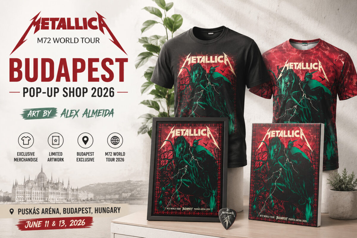 Metallica M72 Budapest Pop Up Shop