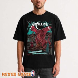 Metallica M72 Cardiff Wales Event Poster For Cardiff Wales at Principality Stadium on Sunday 28 June 2026 Unisex Tee