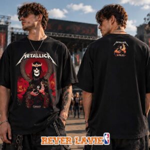 Metallica M72 Cardiff Wales Pop-Up Exclusive Merch Tee For Cardiff Wales At Principality Stadium On Sunday 28 June 2026 Two Sides Tee