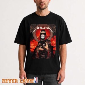 Metallica M72 Cardiff Wales Pop-Up Shop Poster at Principality Stadium in Cardiff Wales on Sunday 28 June 2026 Unisex T-Shirt
