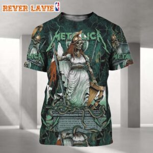 Metallica M72 Dublin Ireland Pop up Shop Poster for Aviva Stadium on June 19 and 21th 2026 No Repeat Weekend All Over Print Shirt