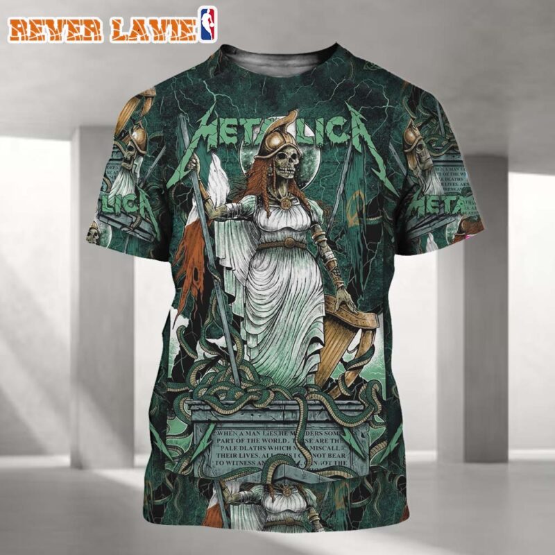 Metallica M72 Dublin Ireland Pop up Shop Poster for Aviva Stadium on June 19 and 21th 2026 No Repeat Weekend All Over Print Shirt