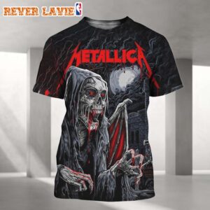 Metallica M72 Glasgow Pop Up Exclusive Print For Scotland UK At Hampden Park on June 25 2026 Art by Landon Armstrong All Over Print Shirt