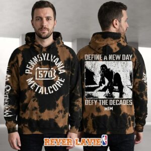 Motionless In White PA Metalcore Bleach All Over Print Hoodie